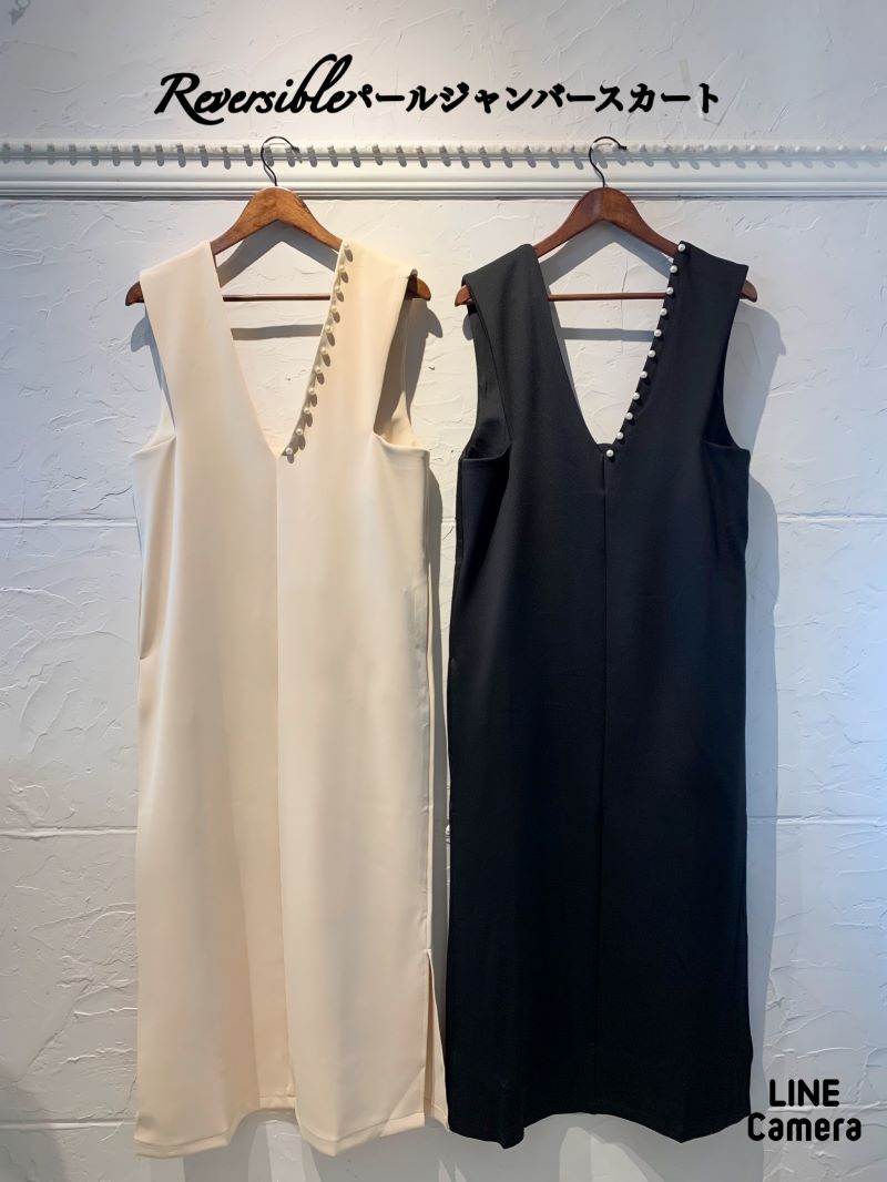 Reversibleパールジャンバースカート