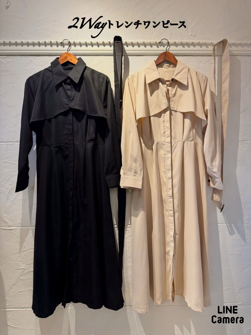 2Ｗａｙトレンチワンピース