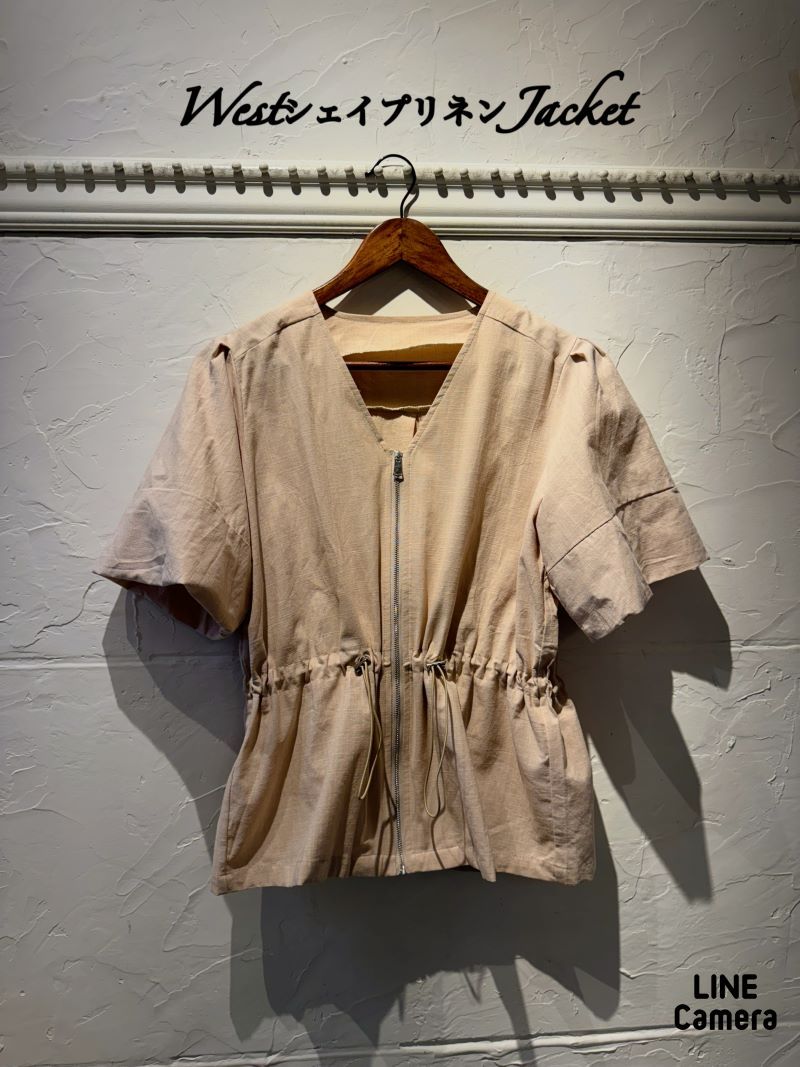 WesシェイプリネンJacket