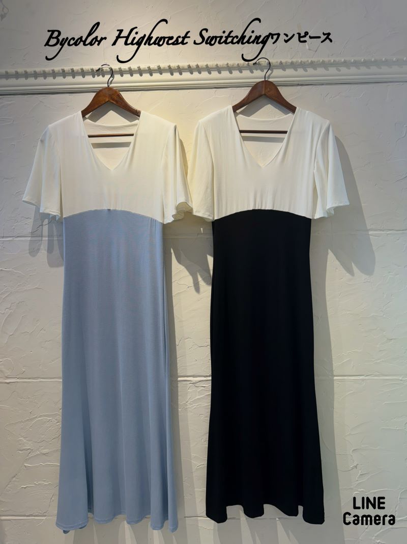 Bycolor Highwest Switchingワンピース