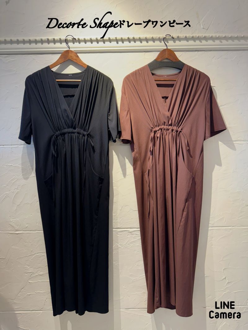 DecorteShapeドレープワンピース