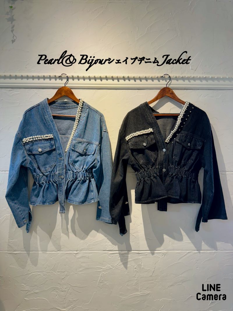 Pearl＆BijourシェイプデニムJacket