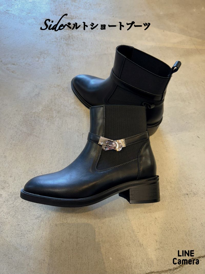 Sideベルトショートブーツ