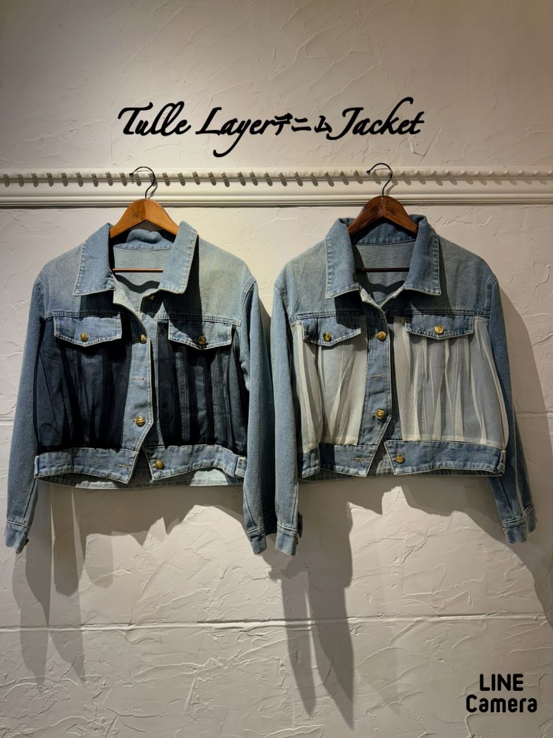 TulleLayerデニムJacket