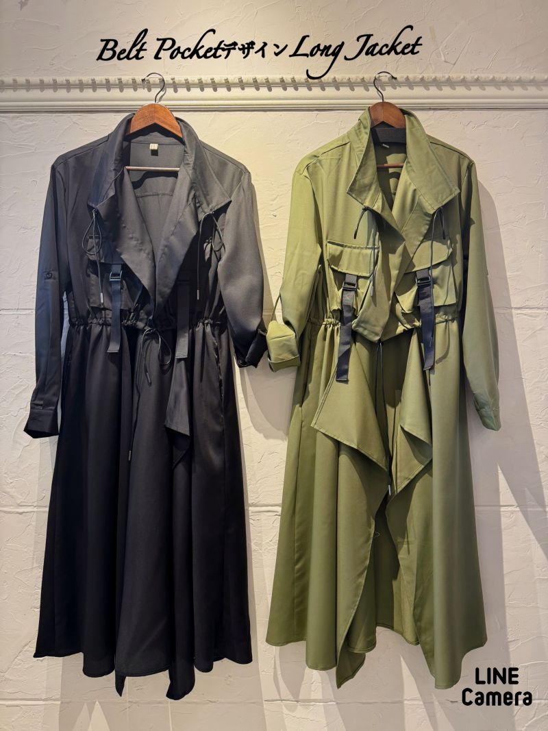 BeltPocketデザインLongJacket