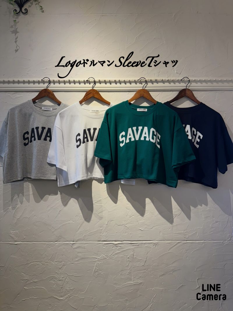 LogoドルマンSleeveT