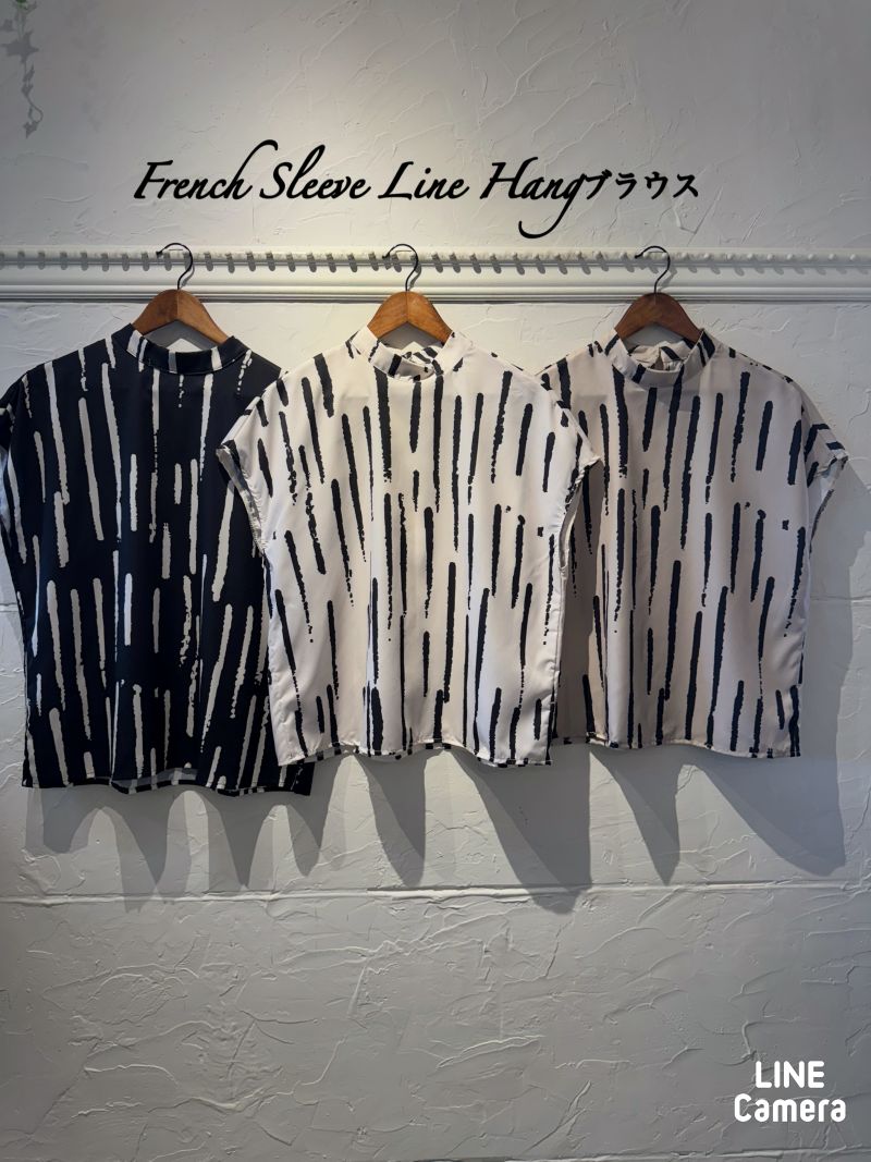 FrenchSleeveLineHangブラウス