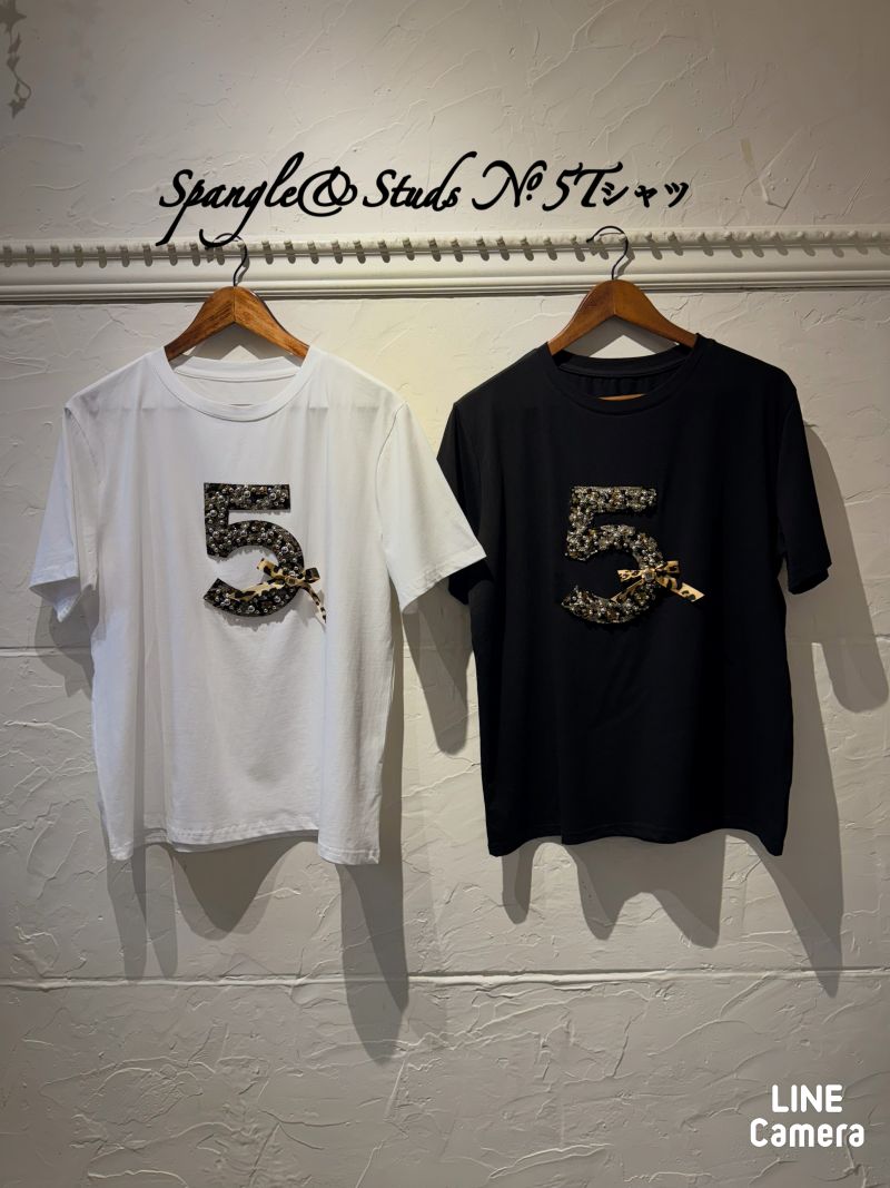 Spangle＆StudsNo.5Tシャツ