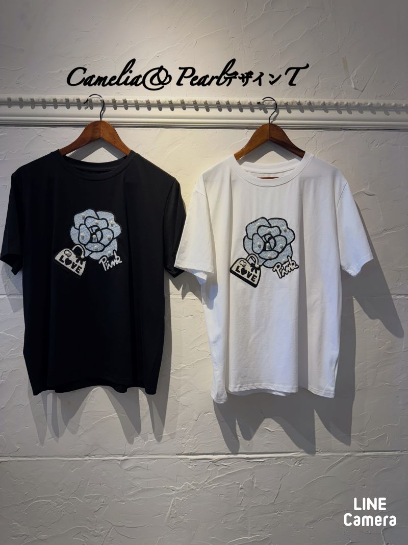 Camelia＆PearlデザインT