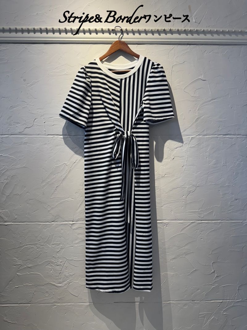 Stripe&BorderMixワンピース