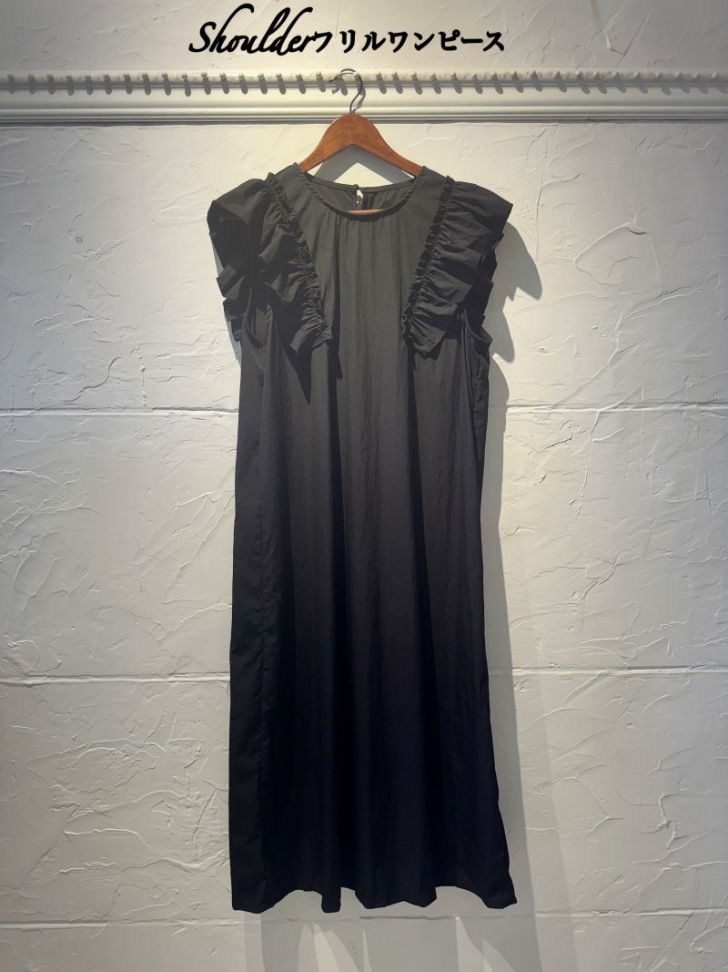 Shoulderフリルワンピース