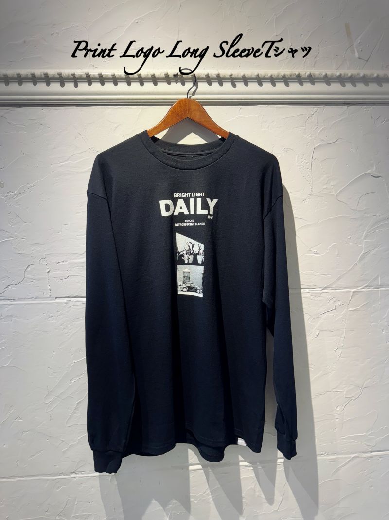 PrintLogoLongSleeveTシャツ