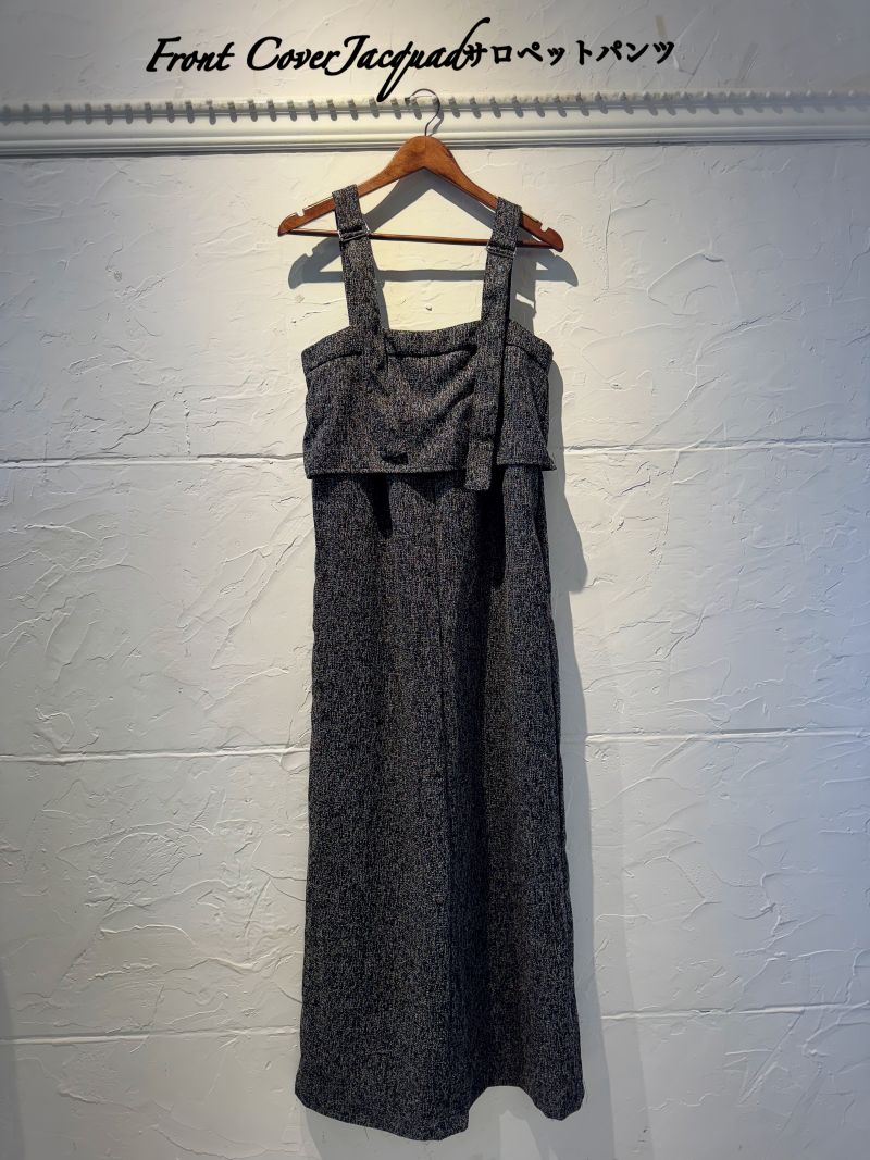 FrontCoverJacquadサロペットパンツ