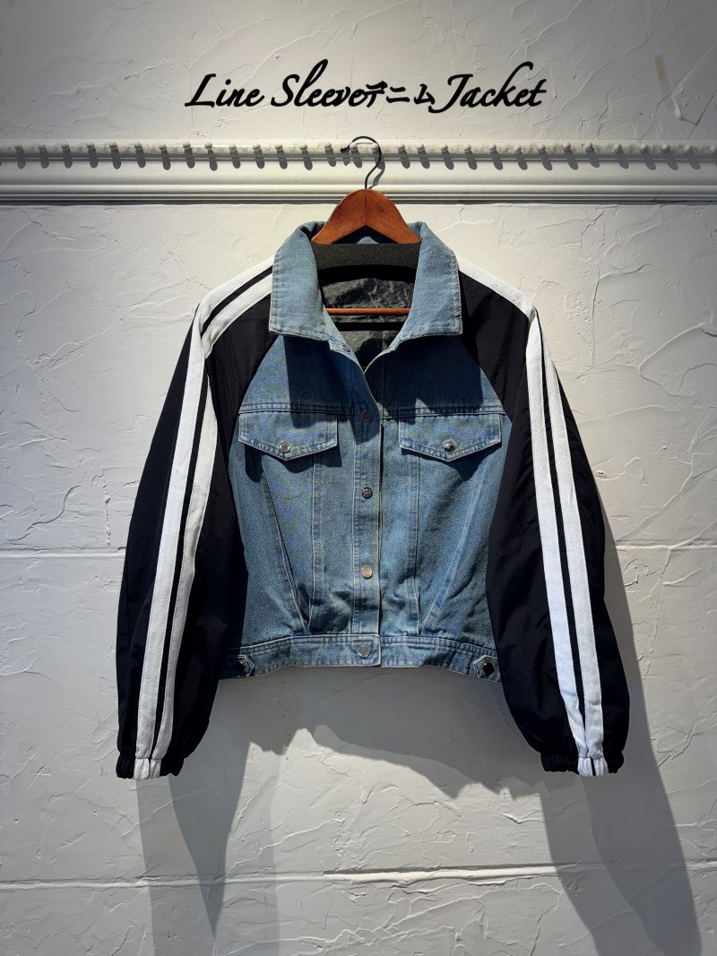LineSleeveカスタムDenimJacket