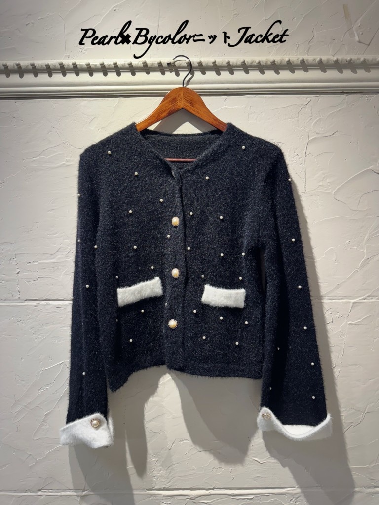 Pearl×BycolorニットJacket