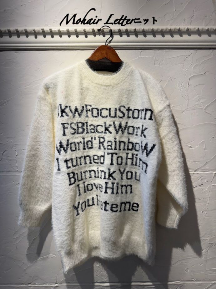 MohairLetterニット