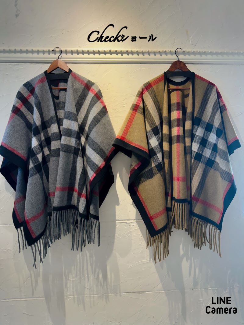 Checkケープショール