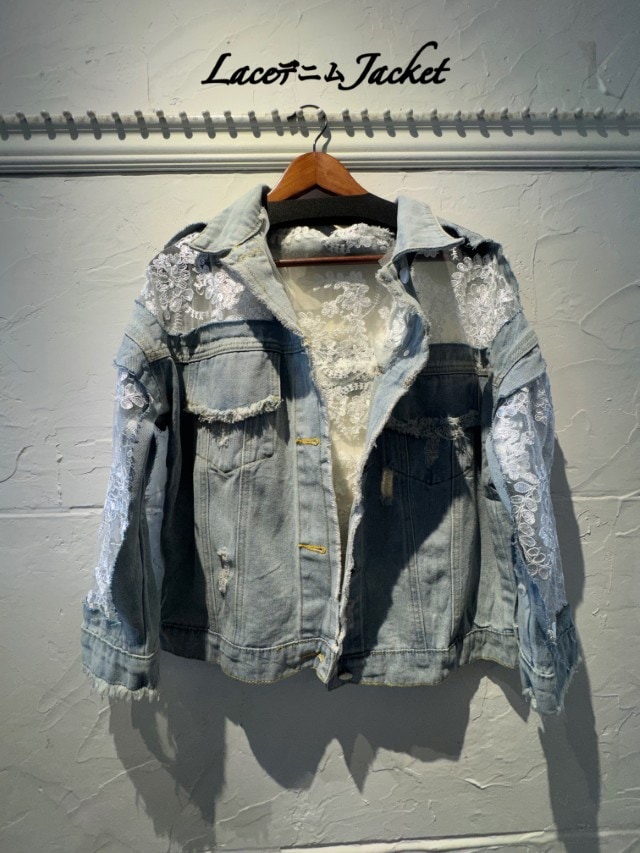 LaceデニムJacket