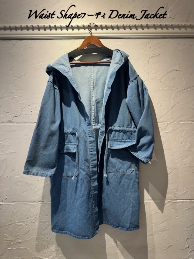 WaistShapeフーディDenimJacket