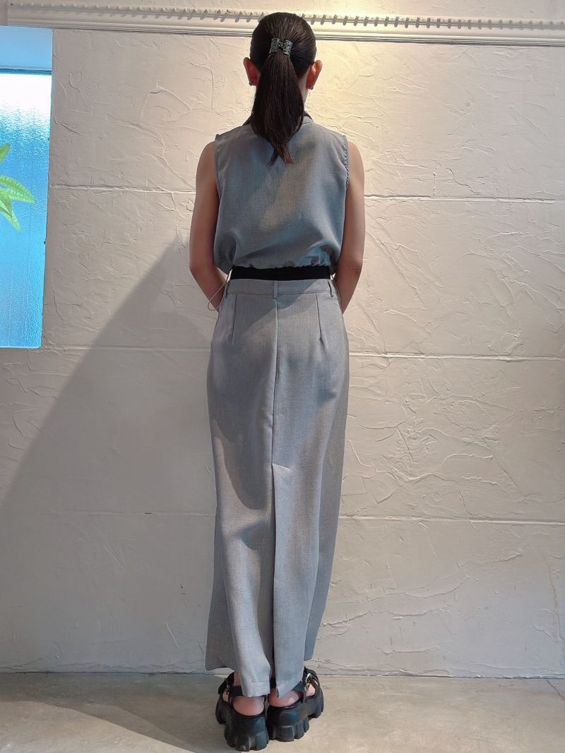 HemShapePocketベスト＋GrayタイトスカートSet