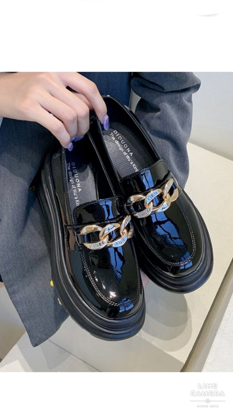 Chain Platformローファー