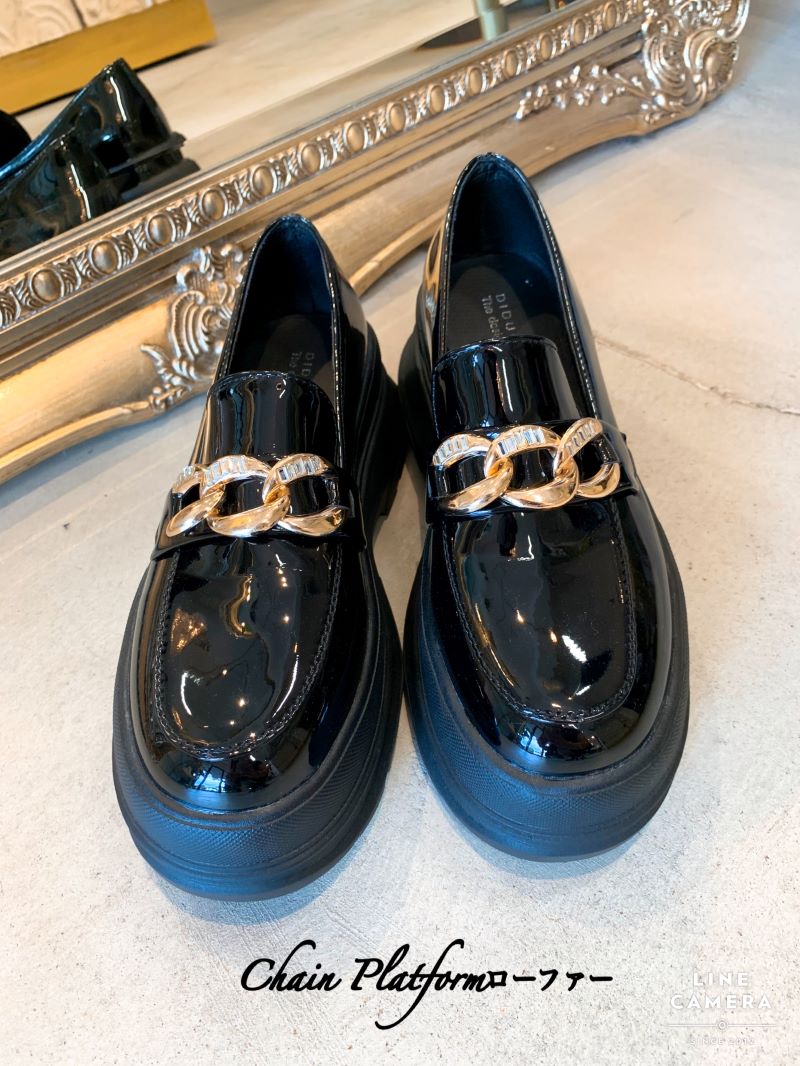 Chain Platformローファー