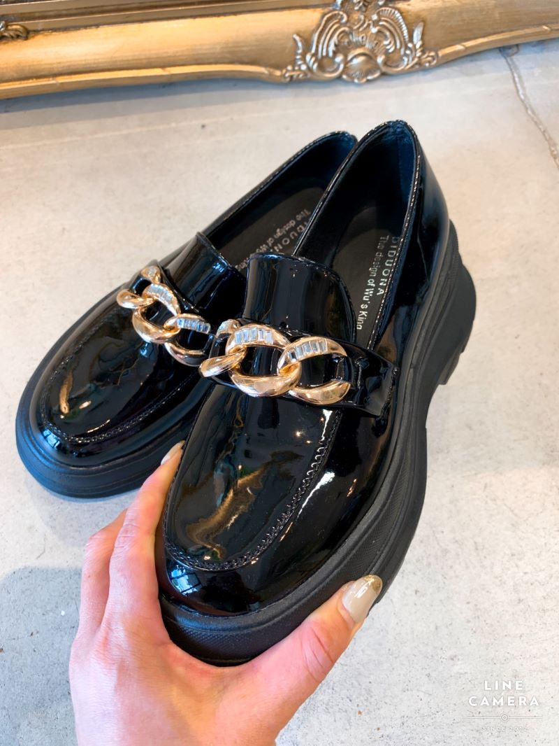 Chain Platformローファー