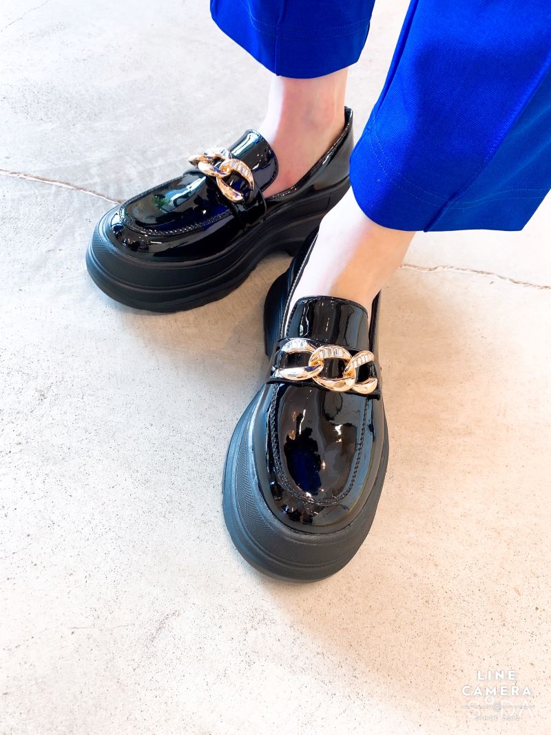 Chain Platformローファー