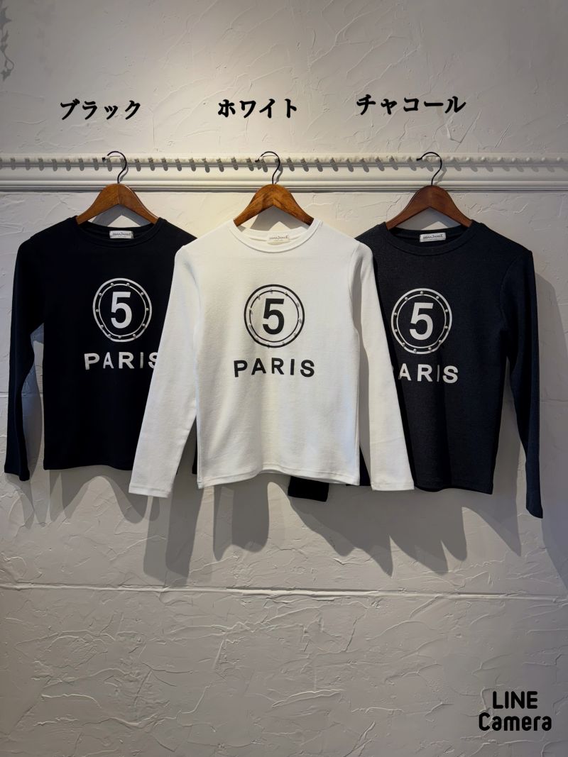 PARIS LogoパールLongSleeveT