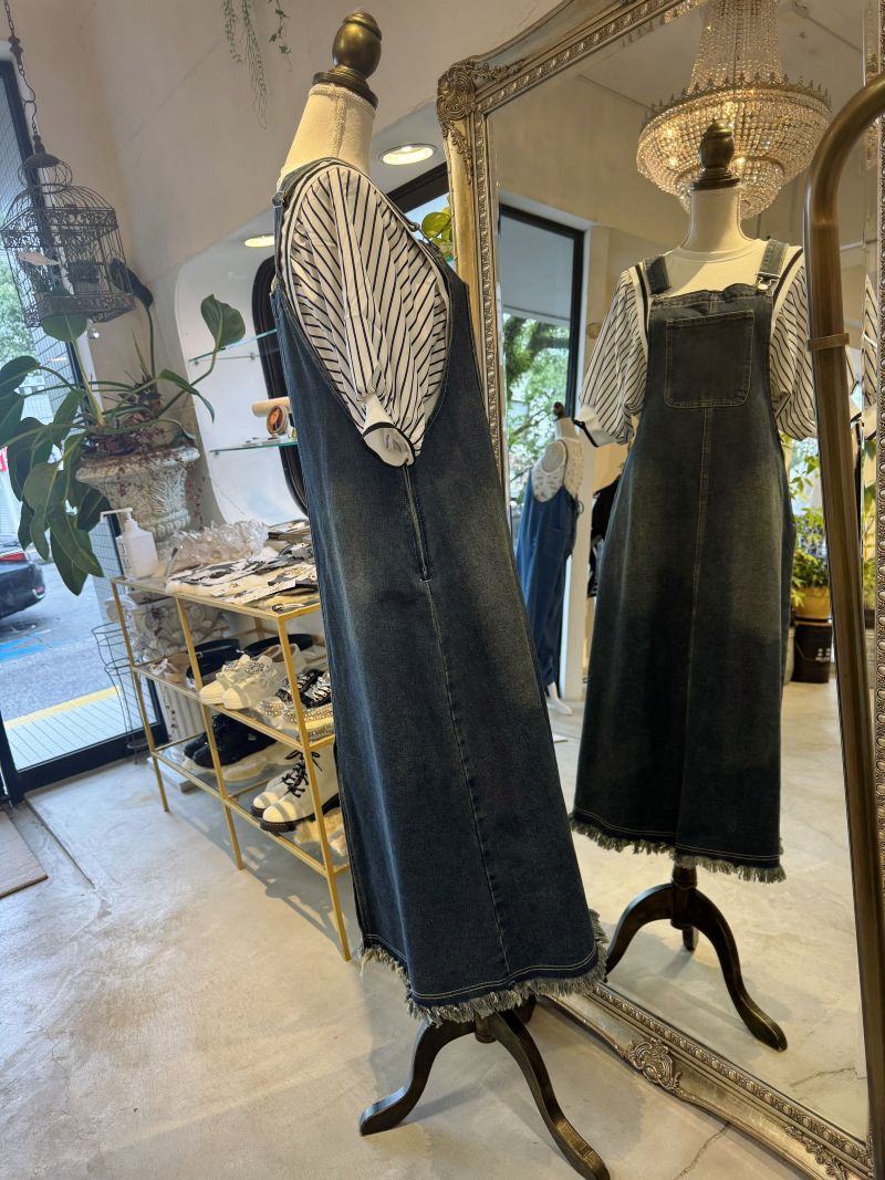 StripeSleeveSwitchingカットソー