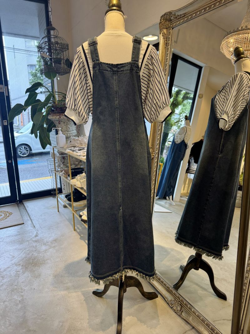 StripeSleeveSwitchingカットソー