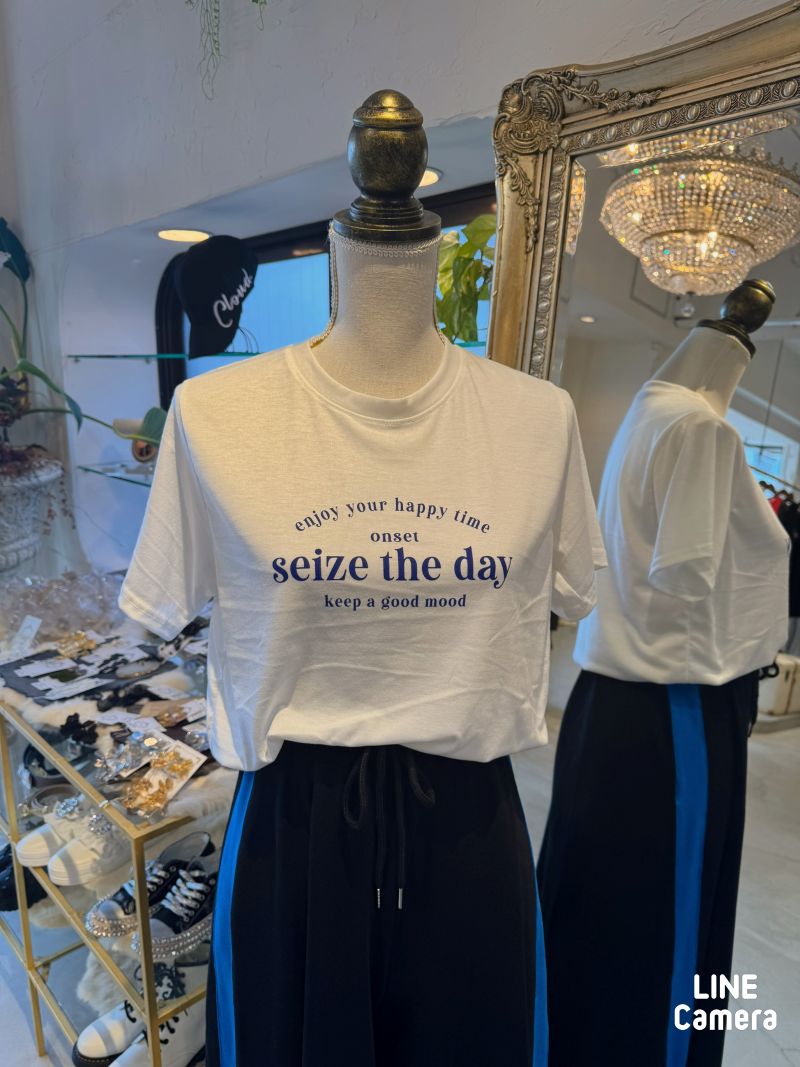 BlueLogoT＋BlueLineパンツ