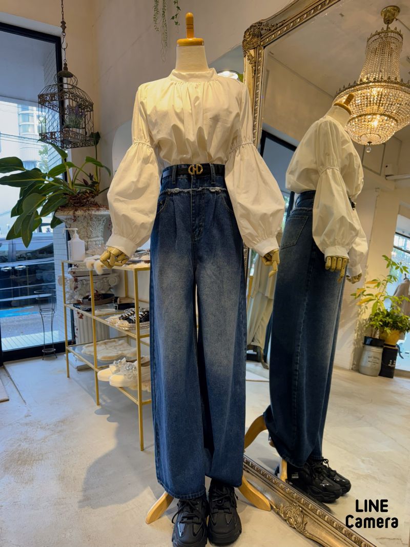 ShapeバルーンSleeveブラウス