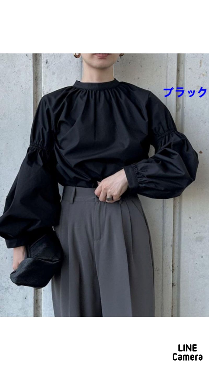 ShapeバルーンSleeveブラウス