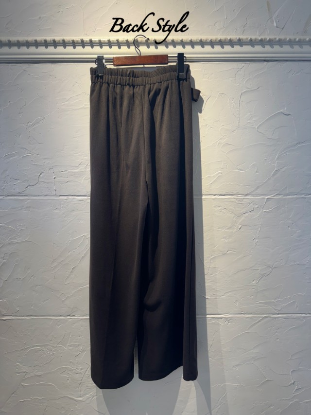 Sideリボンドレープパンツ