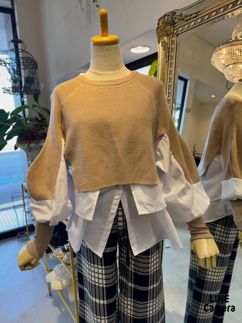 BlouseLayerニット