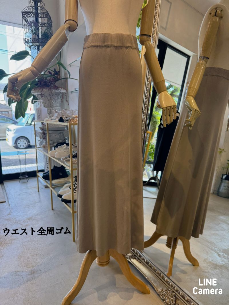 AsymmetryサマーニットスカートSetup