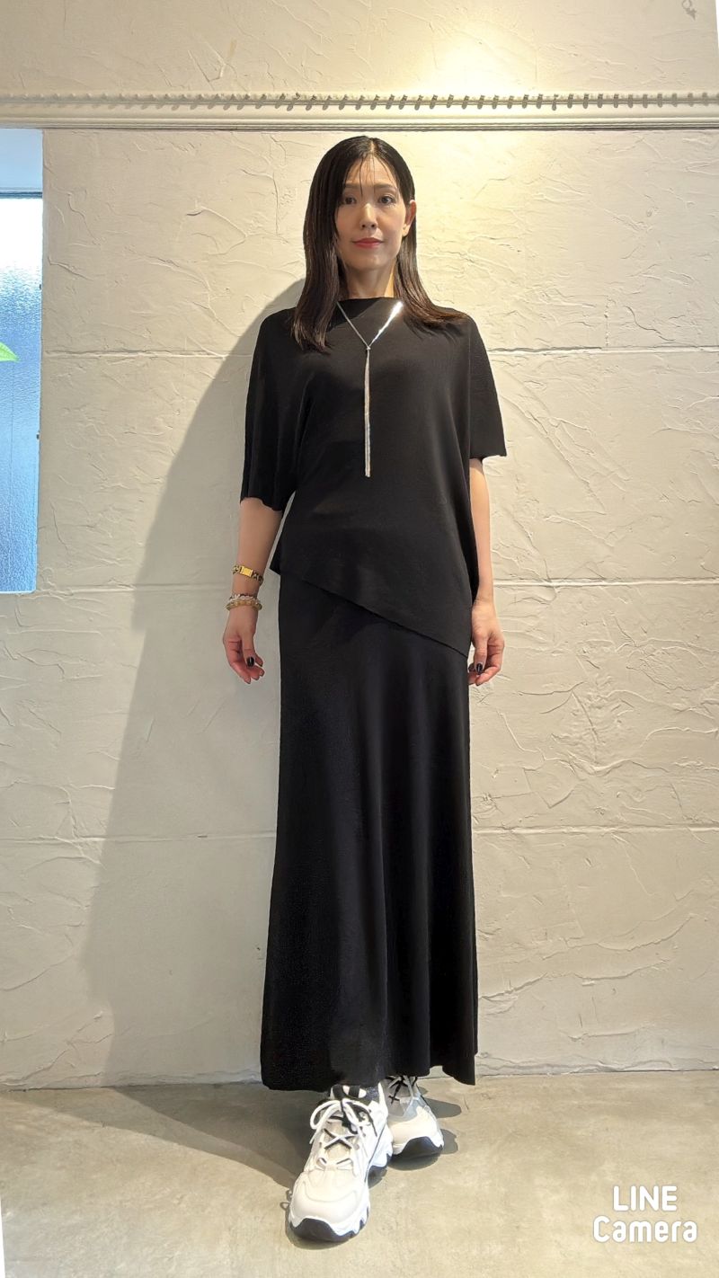 AsymmetryサマーニットスカートSetup