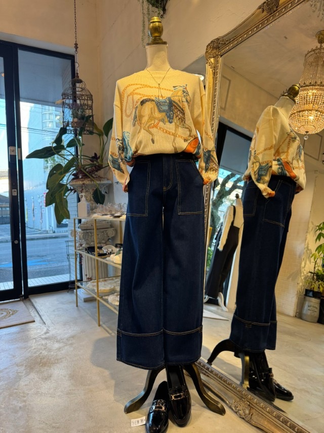 HorseChainHangニット