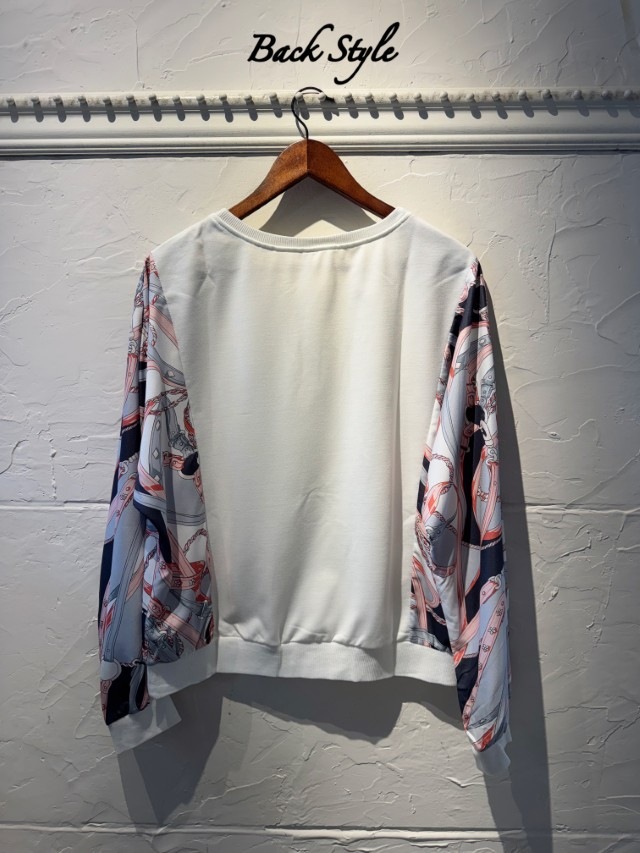 ScarfHangSleeveドルマンカットソー