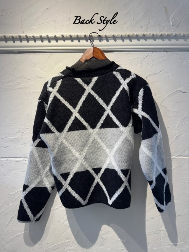 CrossLineBijourニット