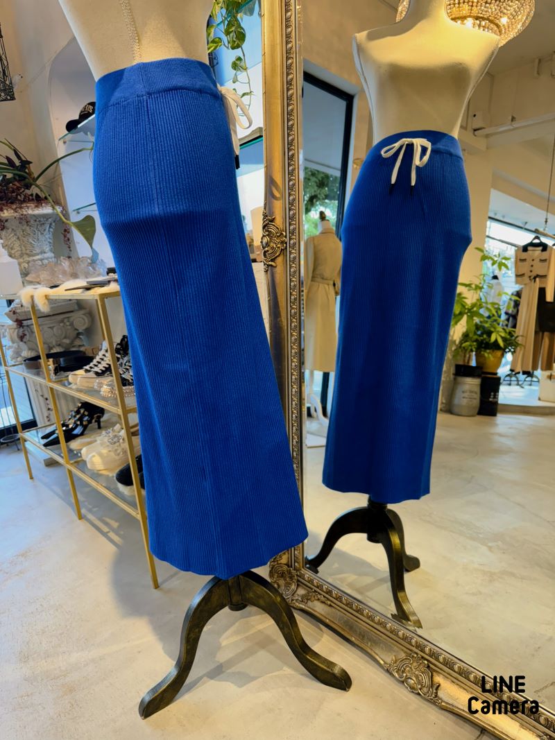 Ribニットタイトスカート