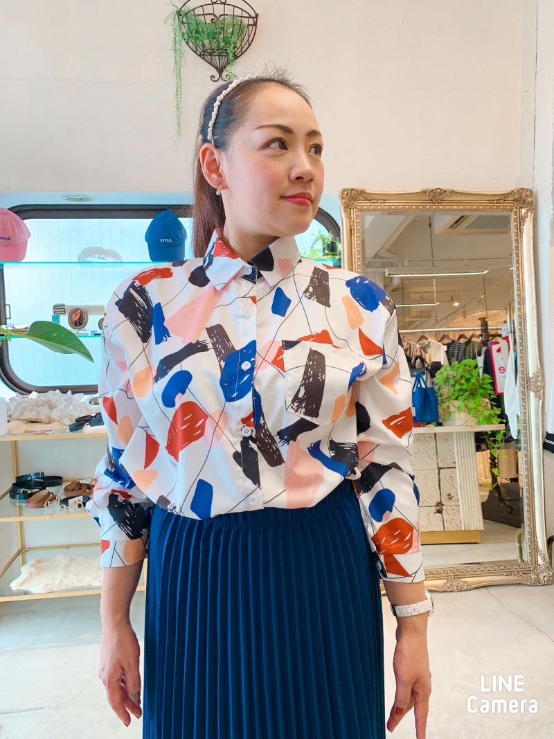 ManyColorペイントシャツ | TOPS | Merci 直営通販サイト 