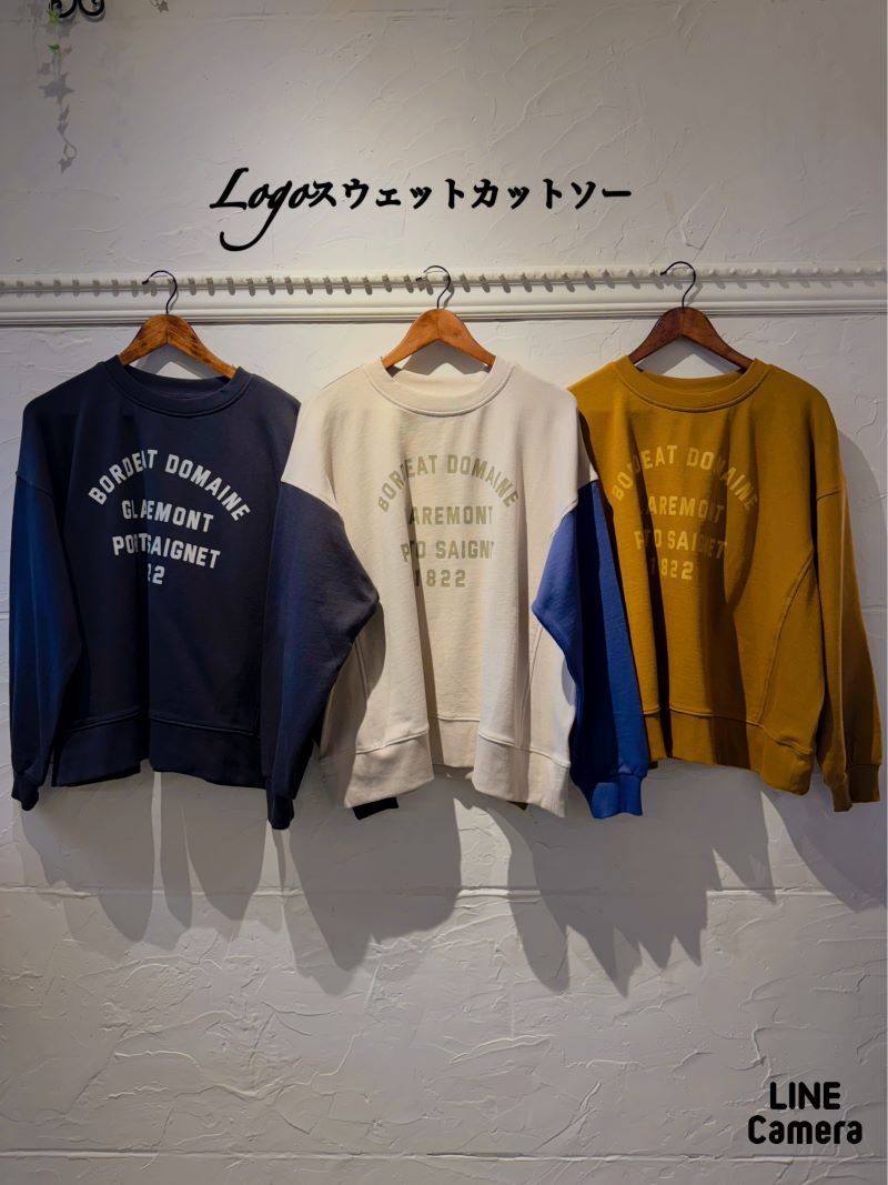 Logoスウェットカットソー