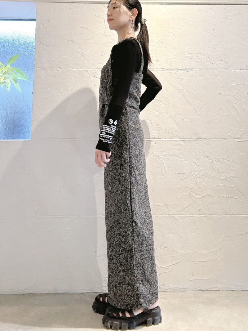 SeethroughSleeveMixLetterTシャツ