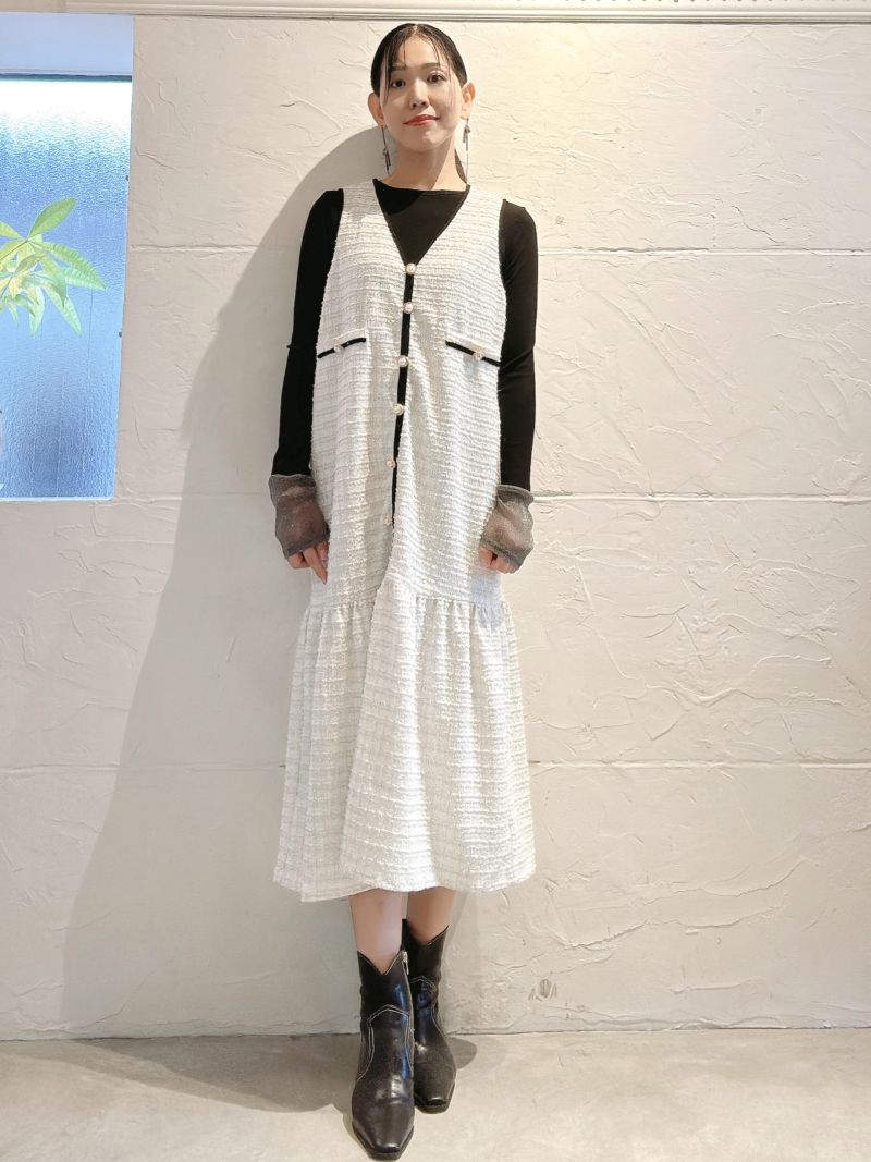 SleeveHemSheerLameカットソー