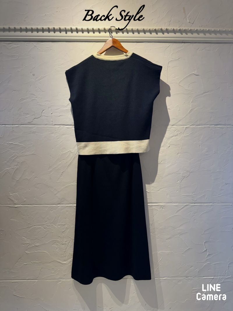 BycolorサマーニットスカートSetup