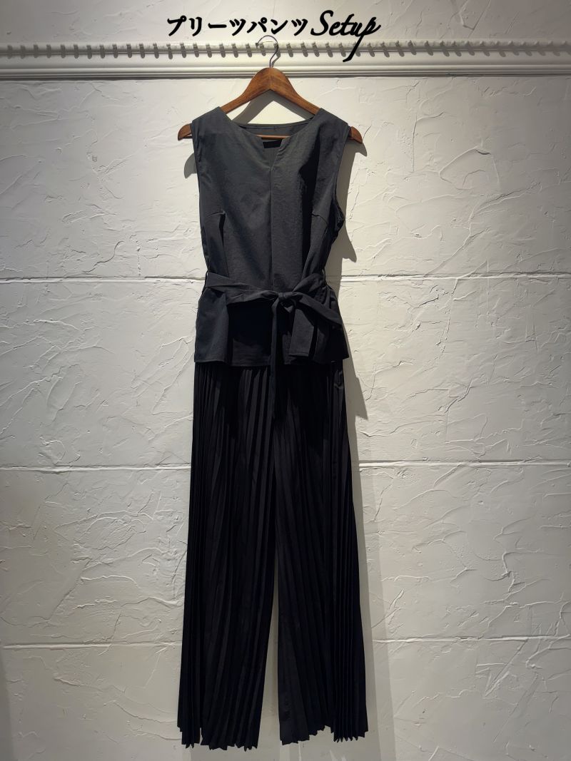 プリーツパンツSetup