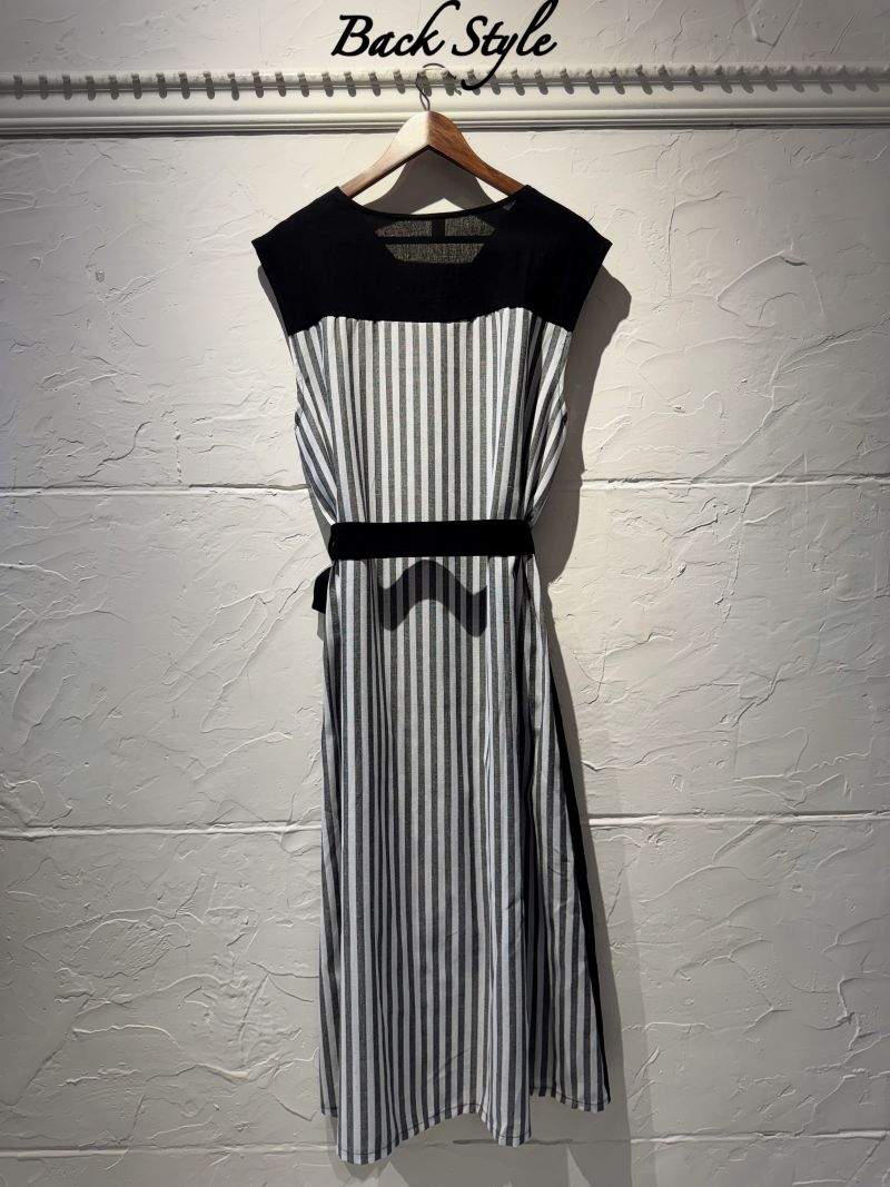 StripeMixジレワンピース