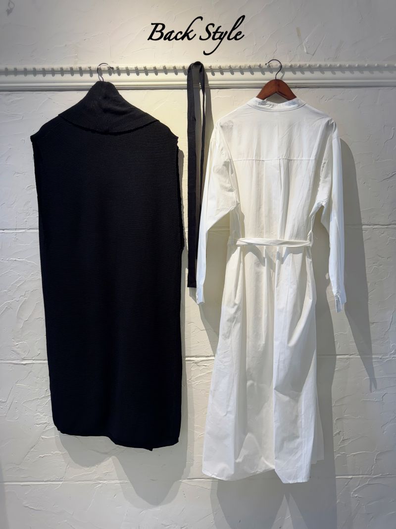 BigCallorニットジレ＋シャツワンピース２点Set